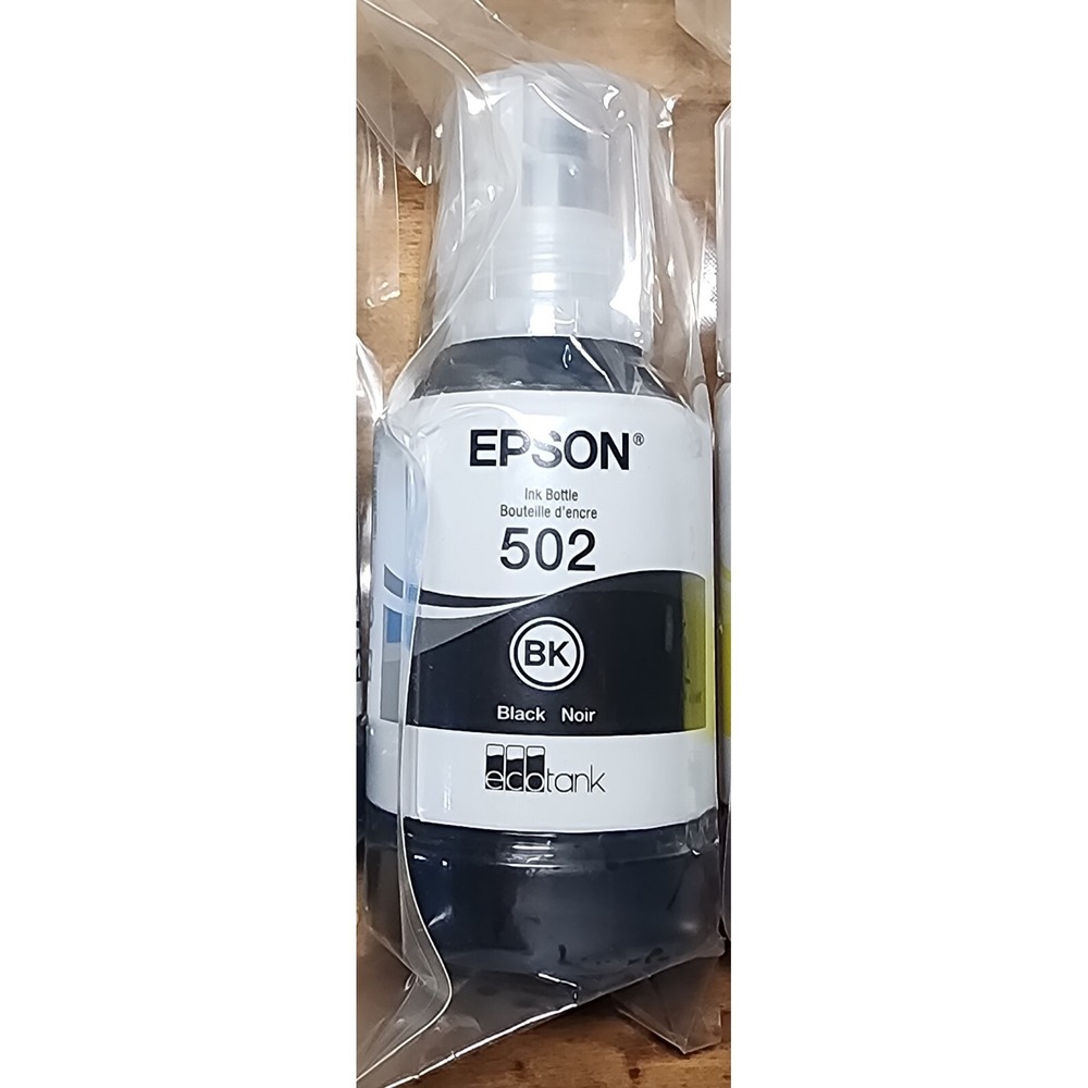 EPSON 502 Ink Bottle Exp Dec 2025 ( 127ml ) Black - Genuine (Sealed)